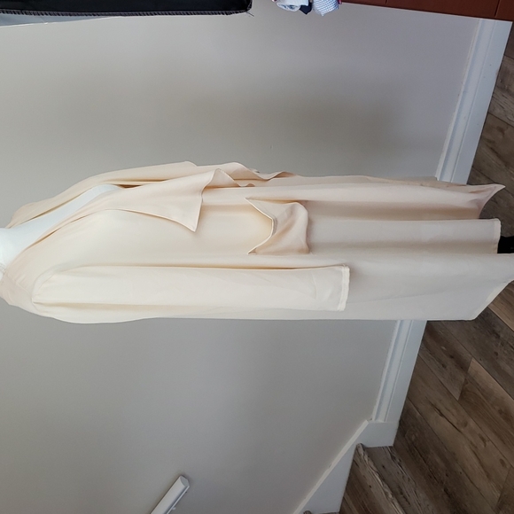 Cal Style NWT Open Front Sheer Jacket in Peach Size M/L - Picture 4 of 9